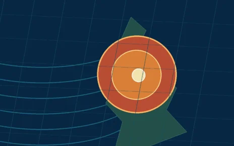 Mapa ilustrado del Pacífico mexicano con un ciclón y zonas de alerta